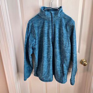 St. John's Bay Womens Long Sleeve Polar Fleece Quarter-Zip Pullover